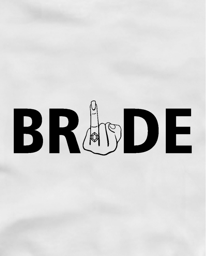 Marškinėliai Bride finger